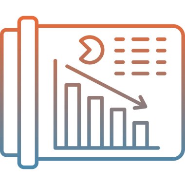 ticari grafik vektör simgesi