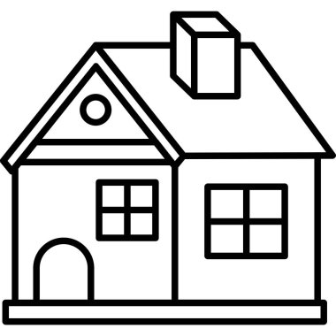 Simple outline of house structure