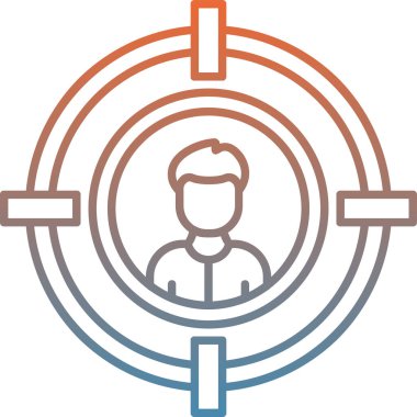 avatar erkek kullanıcı simgesi ana hat biçiminde