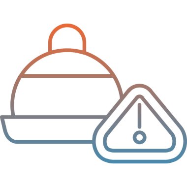 Mutfak ve yemek ikonu. Yemek sembolü. Yemek pişirme sitesi ve uygulamaları için grafik sembolü web tasarımı, logo, uygulama, ui