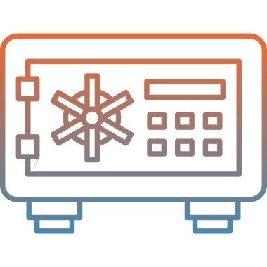 Kontrol paneli simgesi, vektör illüstrasyonu