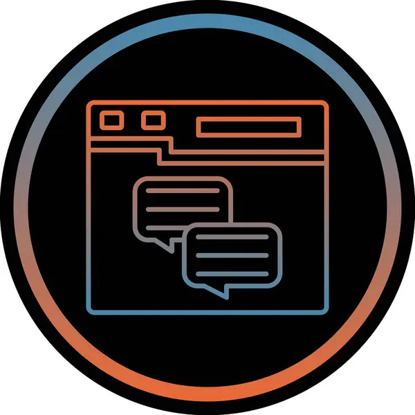 seo modern simgesinin vektör illüstrasyonu