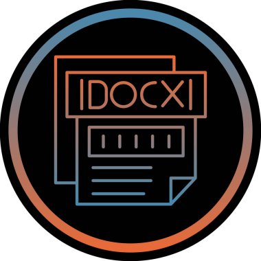 dosya biçimi simgesi, vektör illüstrasyonu