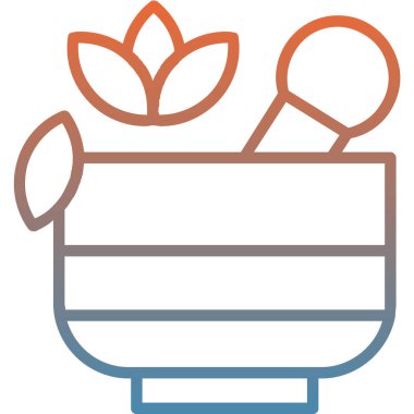 Bitki. Web simgesi basit illüstrasyon