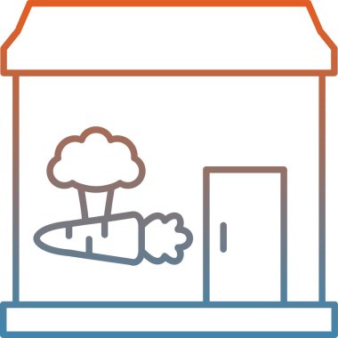 ev simgesi vektör illüstrasyonu