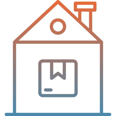 ev simgesi vektör illüstrasyonu