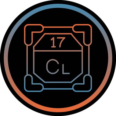 Modern bir simgenin vektör illüstrasyonu