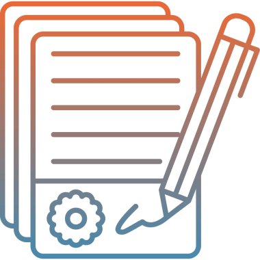 Modern simgenin vektör illüstrasyonu