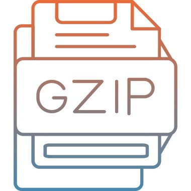 dosya biçimi simgesi, vektör illüstrasyonu