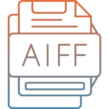 dosya biçimi simgesi, vektör illüstrasyonu