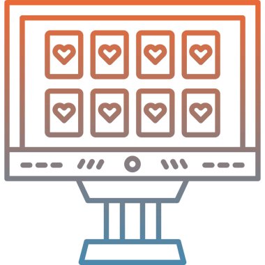 Web simgesi, vektör illüstrasyonu