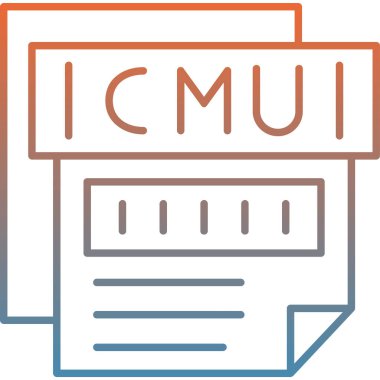 dosya biçimi simgesi, vektör illüstrasyonu