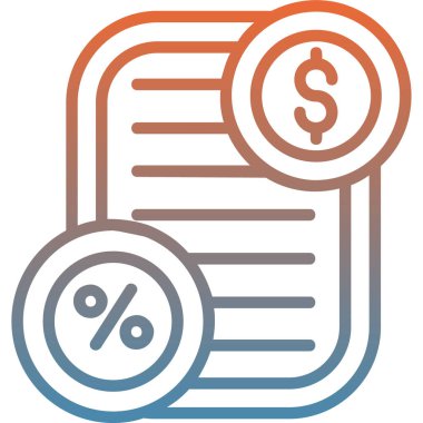 Dolar. Web simgesi basit illüstrasyon