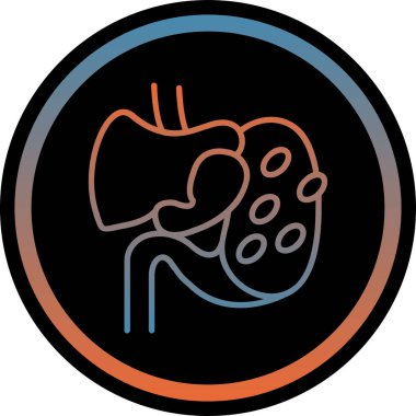 Bir simgenin vektör illüstrasyonu