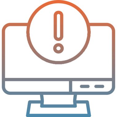 bilgisayar simgesi vektör illüstrasyonu