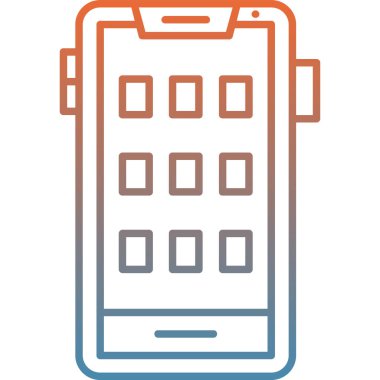 Cep telefonu. Basit resimleme