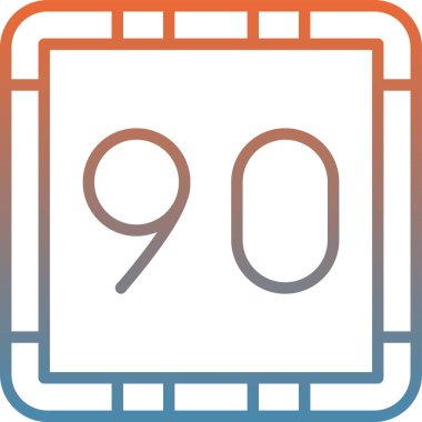 Takvim simgesi vektör illüstrasyonu