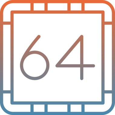 Takvim simgesi, vektör çizimi