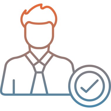 İş adamının vektör illüstrasyonu