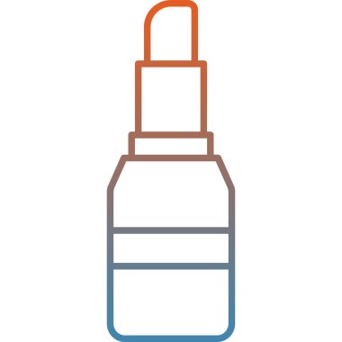 kozmetik krem vektör çizgisi simgesi, simge