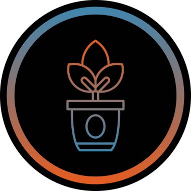 çiçek simgesi vektör illüstrasyonu