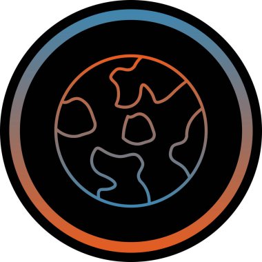 Yerküre küre simgesi - özet biçimi