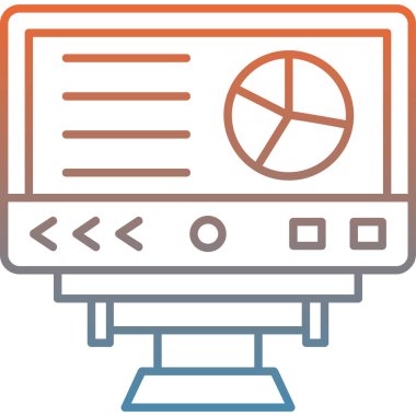 seo modern simgesinin vektör illüstrasyonu