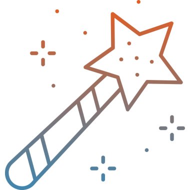 Bir noel yıldızının vektör çizimi