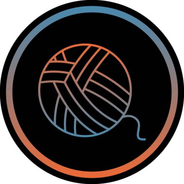 Voleybol topunun vektör illüstrasyonu