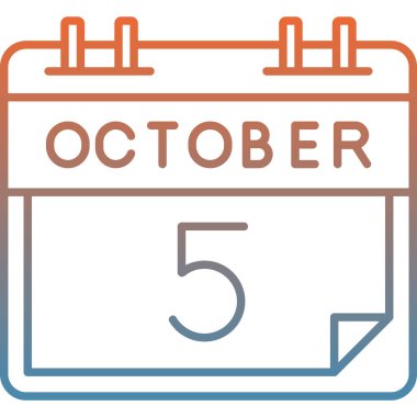 Satır dizaynlı takvim