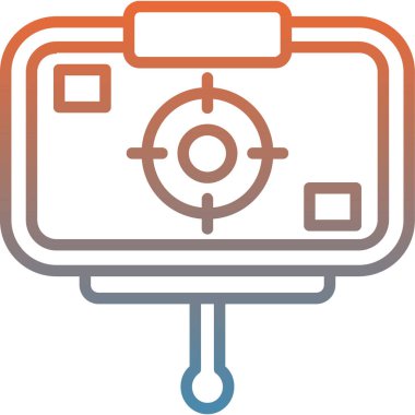 kamera simgesi vektör illüstrasyonu