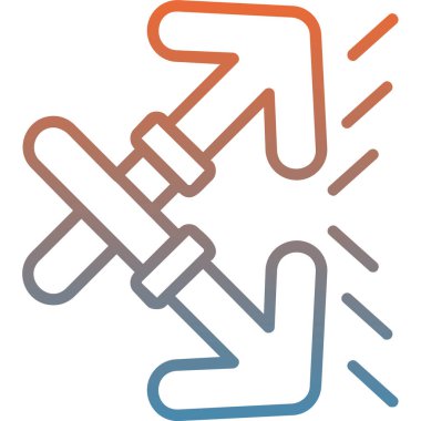 Modern simgenin vektör illüstrasyonu