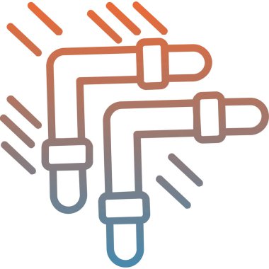 Su musluğu. Basit resimleme