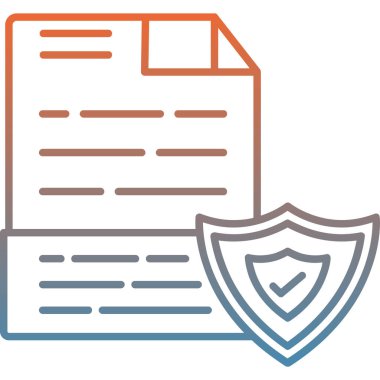 sözleşme web simgesi basit vektörü