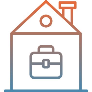 Bina. vektör simgesi basit resimleme