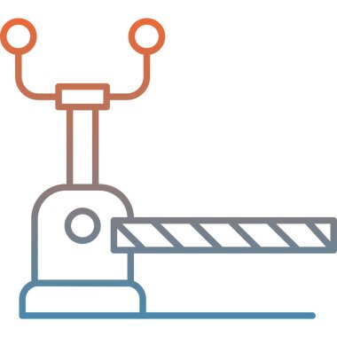 Vinç. Web simgesi basit illüstrasyon