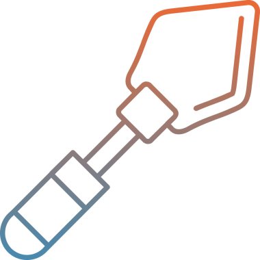 Boya fırçası. Basit resimleme