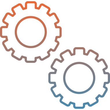 Teçhizat Web simgesi basit illüstrasyon