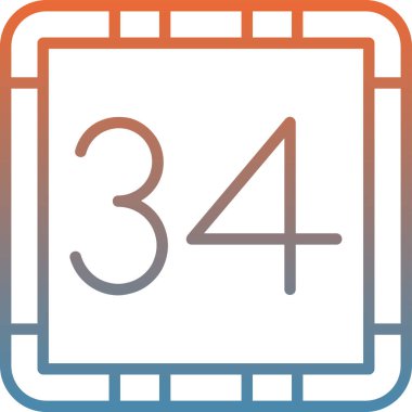 Takvim. Web simgesi basit illüstrasyon