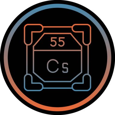 Modern bir simgenin vektör illüstrasyonu