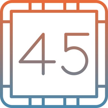 vektör Takvimi Simgesi illüstrasyonu