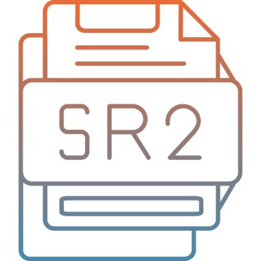 dosya biçimi simgesi, vektör illüstrasyonu