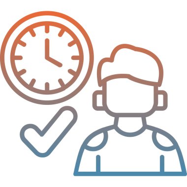 Saat simgesi. özet biçimi