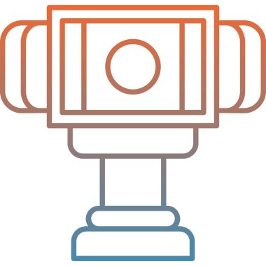 Kamera. Web simgesi basit illüstrasyon