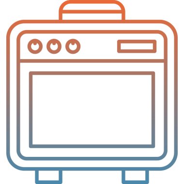 Yazıcı. Web simgesi basit illüstrasyon