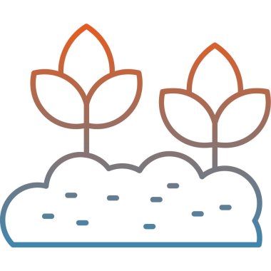 Bitkinin vektör illüstrasyonu