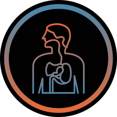 Kalbindeki bir kadının vektör çizimi