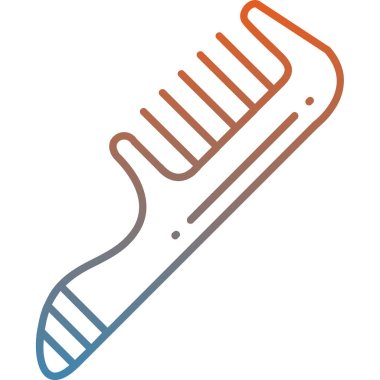 Fırça simgesi vektör illüstrasyonu