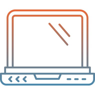 dizüstü bilgisayar kutsal kişilerin resmi. vektör çizim