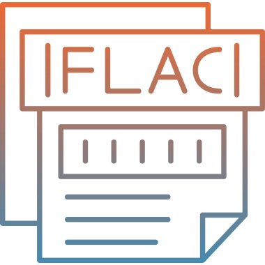 dosya biçimi simgesi, vektör illüstrasyonu